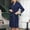Blue, variant on uublik Lightweight Robe for Women Nightdress Bathrobe Nightgown Comfortable Pajamas for Women White