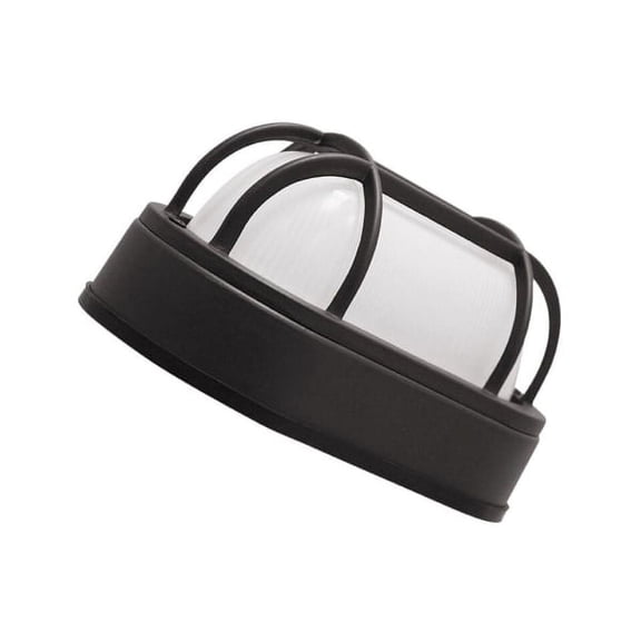 Euri Lighting Outdoor Bulkhead Wall Light, 6.2W, Cool White, Fully-Integrated