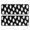 Black Halloween White, variant on Kitchen Rugs Sets Of 2,Blue Halloween Ghosts Pumpkins Skulls and Bats Anti Fatigue Kitchen Mat Rugs Non Slip Washable,Decorative Kitchen Floor Mats for Kitchen,Sink,Laundry,17"x47" 17"x47"
