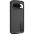 thumbnail image 1 of KOMI Black, 9ProXL, Anti -Fall Case for Google Pixel 9/ 9Pro/ 9ProXL, Small Kickstand, Back Case Ultra -Thin and Light Military Grade Protection Shockproof Shell, 1 of 5