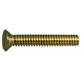 thumbnail image 1 of #10-24 x 1-1/4" Brass Coarse Thread Slotted Flat Head Machine Screws MSFB-222, 1 of 1