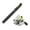 Black1M, variant on Aibecy Spinning Reel Combo Kit Telescopic Fishing Rod Pocket Collapsible for Anglers