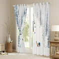 thumbnail image 6 of jejeloiu Skiing Game Blackout Curtains Set of 2 (52x84 Each),Sport Gamer Window Curtains For Teens, 6 of 6