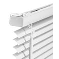 thumbnail image 6 of Chicology 58"W X 48"H Gloss White Cordless Light Filtering 1" Slats Vinyl Mini Window Blinds, 6 of 11