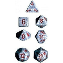 Chessex DND Dice Set D&D Dice-16mm Speckled Air Plastic Polyhedral Dice Set-Dungeons and Dragons Dice Includes 7 Dice - D4 D6 D8 D10 D12 D20 D%, (CHX25300)
