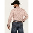 thumbnail image 4 of Cody James Men's Lucky One Medallion Print Long Sleeve Button-Down Stretch - CJSU24W25-BURG, 4 of 4