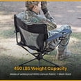 thumbnail image 3 of 2-Pack Arrowhead Outdoor Folding Swivel Hunting Chair, 3 of 8