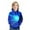 Blue, variant on SonxaHe Little Boys Hoodie 3D Digital Printed Long Sleeve Loose Sports Outerwear Winter Fall Hooded Sweatshirts Black,Sized 7-8