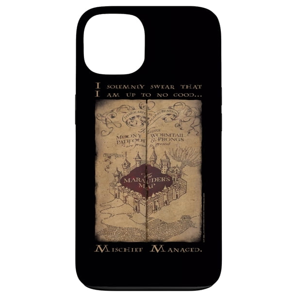 Funda de teléfono Harry Potter Marauder's Map Words para iPhone 13
