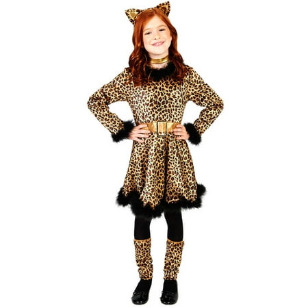 Bold Leopard Dress Child Halloween Costume