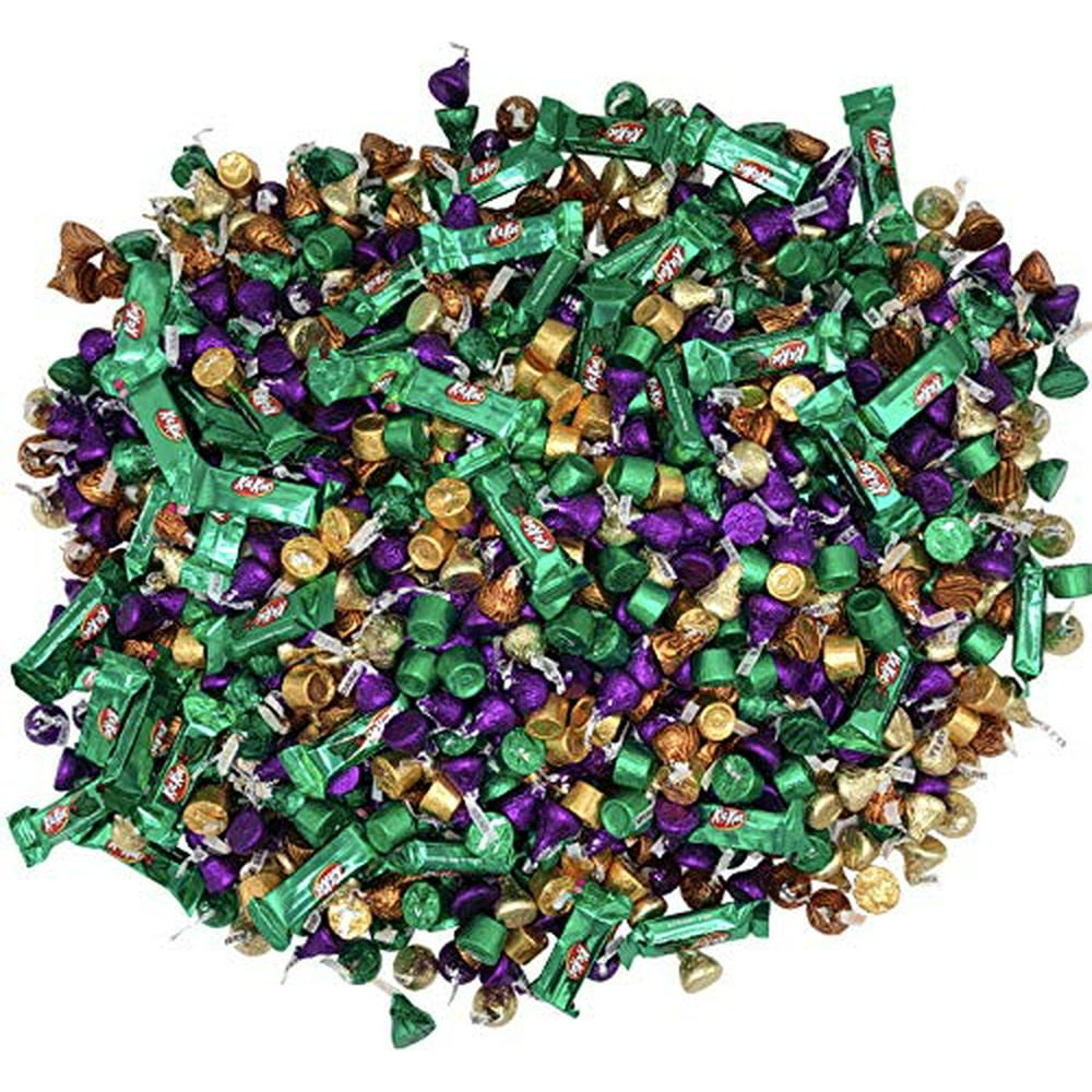 Mardi Gras Chocolate Candy Bulk Assortment Mix Includes Kit Kats