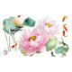 thumbnail image 1 of Vinilo decorativo de flores para pared, elegante accesorio 3D para la sala de estar. Estilo B, 1 of 9