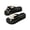 black, variant on Women Platform Polka Dot Flip Flop Sandals, Cute Plush Toe Post Lightweight Slides