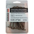 thumbnail image 1 of 12 Pack 4" Structural Wood Screws, 1 of 1