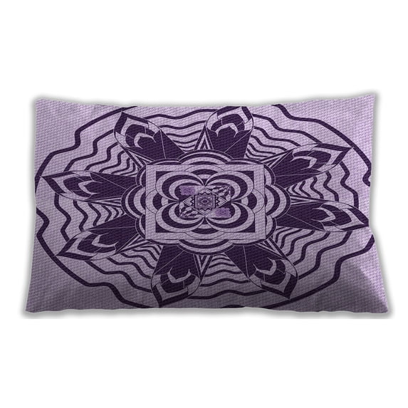 Ahgly Company Outdoor Rectangular Contemporary Lumbar Throw Pillow, 13 inch by 19 inch