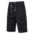 thumbnail image 1 of 2025 Summer Men's Pocket Sporty Thin Casual Loose Large Sized Work Pants, 1 of 5