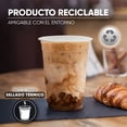 thumbnail image 2 of 50 Vasos de 20 Oz con Tapa Domo Transparentes, 2 of 5