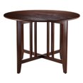 thumbnail image 1 of Alamo Double drop leaf round table in Walnut Finish - 94142, 1 of 8