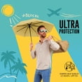 thumbnail image 5 of Knirps U.200 Ultra Light Automatic Rain Umbrella in Vanilla – One-Touch Auto Open/Close, Wind-Tunnel Tested, 37in Canopy, Aluminum Fiberglass Frame, Pocket-Size Travel Umbrellas, Cover Included, 5 of 7