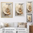 thumbnail image 4 of Designart "Nautilus With Abstract Snails I" Nautilus Floater Framed Canvas Wall Art, 4 of 5