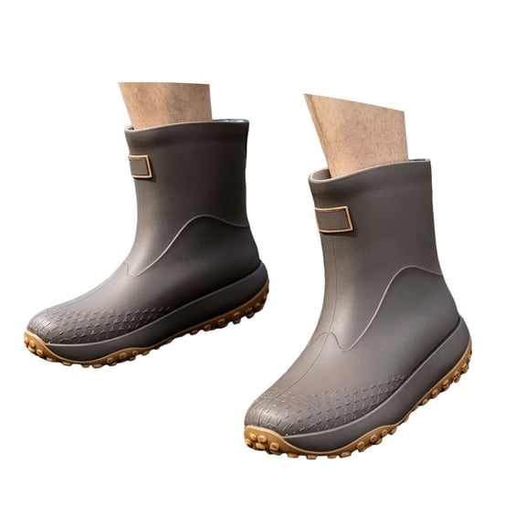 Rain Boots for Men, Non- Waterproof Rubber Boots Outdoor Garden