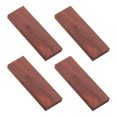 thumbnail image 1 of Uxcell 4 Pcs Madera Dura Maderas Exóticas Naturales para Manualidades DIY, Marrón Oscuro, 1 of 1