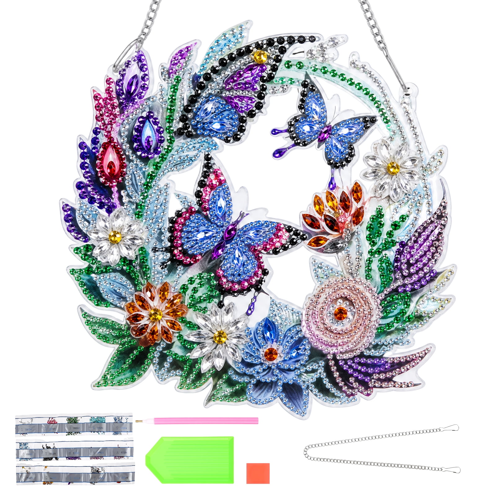 Wekvgz Diamond Art Suncatcher Butterfly photo 4