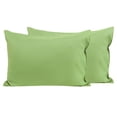 thumbnail image 1 of Juego de 2 fundas de almohada FLXXIE de microfibra para niños pequeños, 35 x 50 cm, color verde salv, 1 of 7