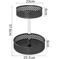 thumbnail image 2 of Especiero giratorio de 360°, especiero giratorio negro, especiero giratorio de 360°, para cajas de almacenamiento (2 animales), 2 of 5