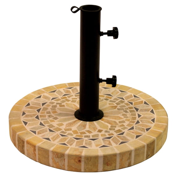 Vineyard 20 in. Round Mosaic Umbrella Base