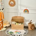 thumbnail image 3 of Costway 3-in-1 Kids Convertible Bench Toy Storage Box Wooden Activity Table & Chair Set, 3 of 9