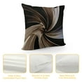 thumbnail image 4 of YINGXI Milk Chocolate Swirl Abstract Print Throw Pillow Covers Pillowcase for Bedroom Aesthetic Cushion Cover Home Decor Dormitory College Living Room Bed Sofa Couch 20x20in, 4 of 5