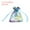 Lake Blue-Gold, variant on Uxcell Organza Bag, Sheer Colorful Coral Mesh Bags Drawstring Gift Bags Party Favor Bags Jewelry Pouches White-Gold 2.7" x 3.5"