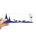 thumbnail image 1 of Kingdom of Thailand Culture Rectangle Bumper Sticker Notebook Window Decal, 1 of 1