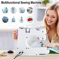 thumbnail image 5 of Sewing Machine for Beginners,12 Built-in Stitches Portable Sewing Machine with Storage Bag for Kids, 5 of 9