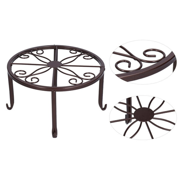 Soporte para plantas para jardín, soporte para plantas de pie, estante de almacenamiento para macetas individuales, soporte para macetas de alta capacidad Jadeshay A