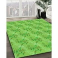 thumbnail image 3 of Ahgly Company Machine Washable Indoor Rectangle Transitional Emerald Green Area Rugs, 7' x 9', 3 of 7