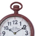 thumbnail image 4 of DecMode 8"W, 11"H Multi Colored Metal Pocket Watch Style Wall Clock (2 Count), 4 of 11