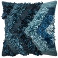 thumbnail image 2 of Loloi 1'10" x 1'10" Coussin en Poly Laine Indigo, 2 of 3