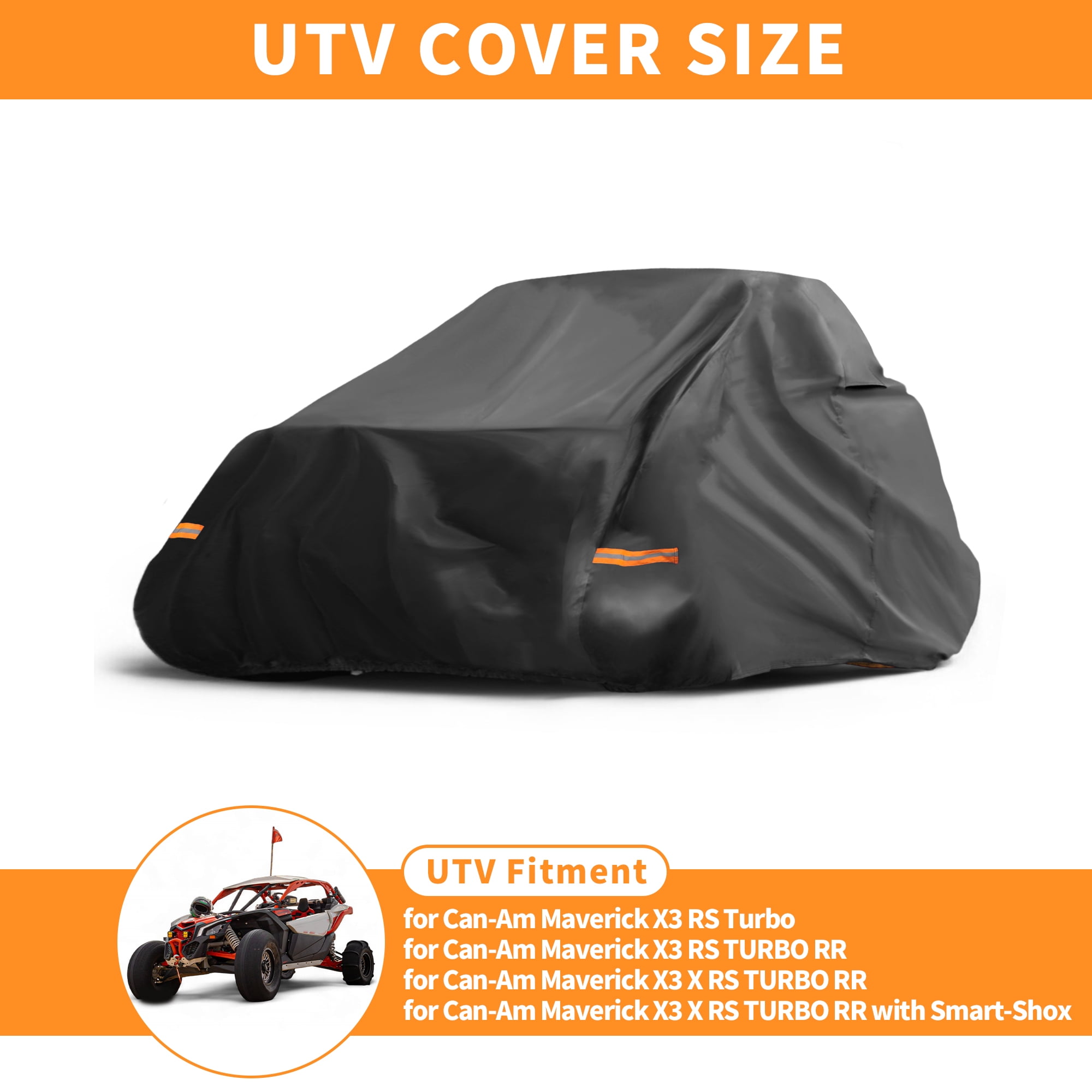 Unique Bargains Durable Waterproof UTV Cover for Can-Am Maverick X3 RS Turbo