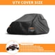 thumbnail image 2 of Cubierta UTV para Can-Am Maverick X3 RS Turbo 2 Asientos Cubierta Lado a Lado Impermeable para Can-Am Maverick X3 x RS Turbo RR Protección al Aire Libre Sol Lluvia 210D-PU Tela Oxford Negra, 2 of 6