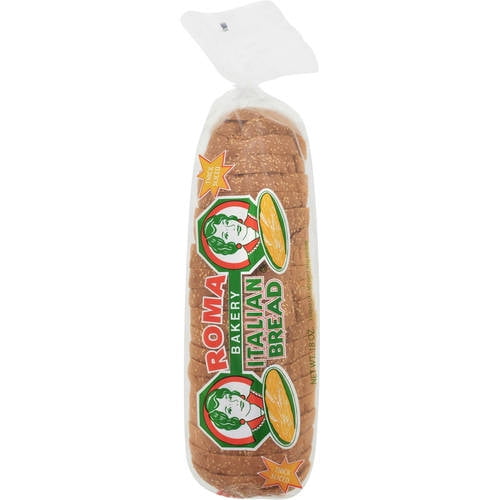 Roma Bakery Seeded Italian Bread, 18 oz - Walmart.com ...