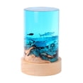 thumbnail image 3 of Lámpara de noche con estatua de buzo, lámpara de mesa con forma de tortuga marina y tiburón ballena, decoración Estilo B, 3 of 9