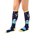 thumbnail image 5 of TeeHee Fun Novelty Cotton Knee High Socks for Junior and Women Multipack, 5 of 7