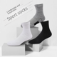 thumbnail image 2 of Calcetines de baloncesto deportivos para hombre para exteriores, transpirables, absorbentes del sudor, con parte inferior de toalla gruesa, color sólido, medianos y largos, 2 of 6