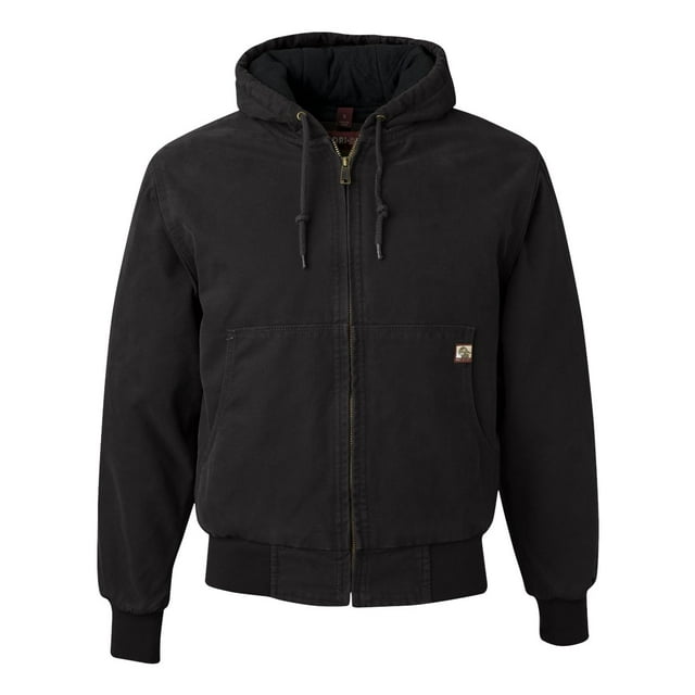 DRI DUCK Veste à Capuchon Cheyenne en Toile Boulder avec Doublure Matelassée en Tricot, TP