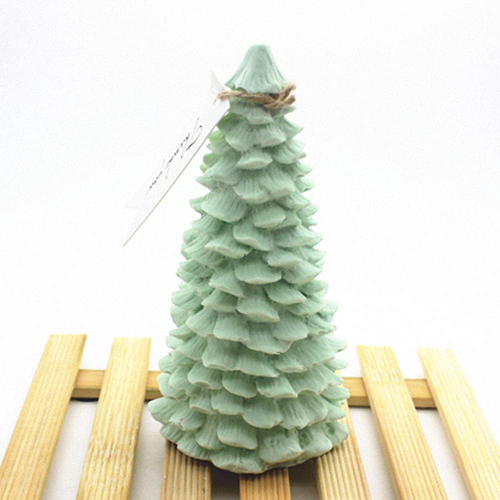 EQWLJWE 3D Christmas Tree Snowman Candle Mold - Christmas Party Silicone  Mold for Fondant, Fimo Clay, Soap, Chocolate, Cake Decoration Clearance 