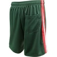 thumbnail image 3 of Hat and Beyond Men's Athletic Stripe Track Shorts with Drawstring, 3 of 5
