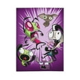 thumbnail image 2 of Invader Zim Thick Blanket Cozy Soft Fuzzy Anti-pilling Flannel Throw Blanket Warm Sofa Bed Blanket 80"x60" For Adult Teen Kids, 2 of 8