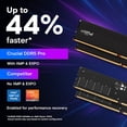 thumbnail image 5 of Crucial Pro 128GB (2 x 64GB) DDR5 5600 (PC5 44800) Desktop Memory Model CP2K64G56C46U5, 5 of 9